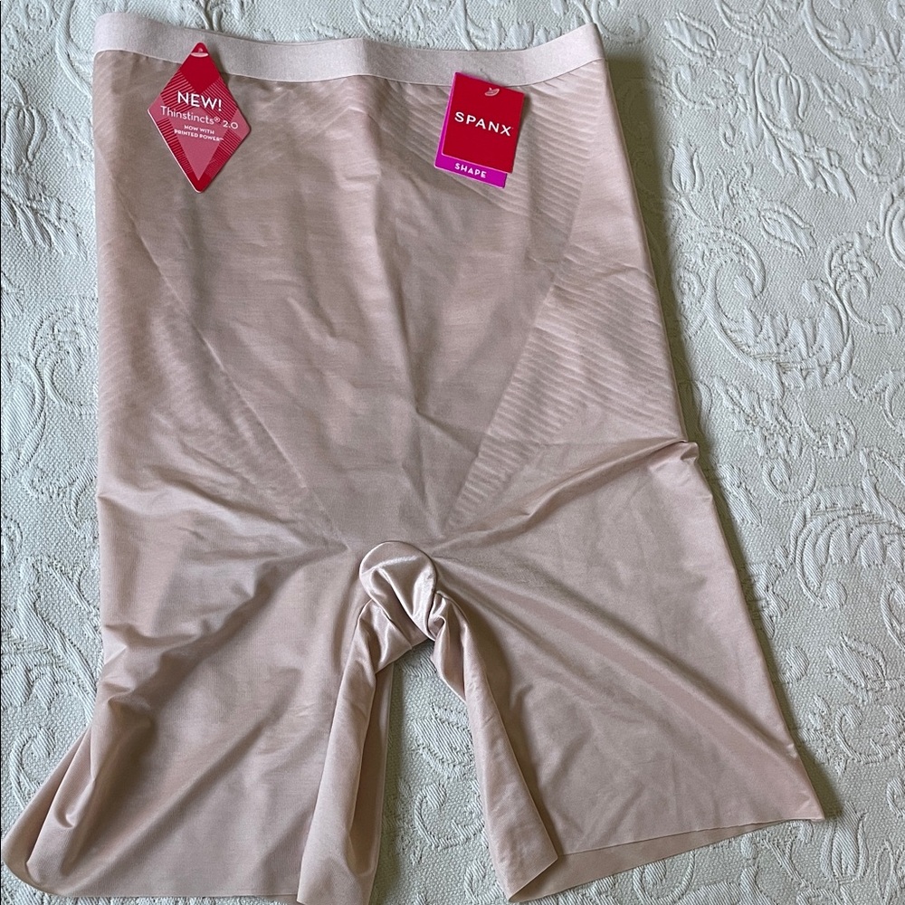 SPANX Soft Beige Shapewear Shorts
